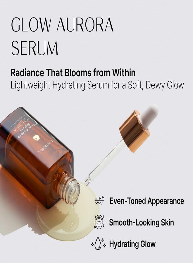 Labiora Glow Aurora Serum – Lightweight Korean Glow Drops for Face with Niacinamide, Hyaluronic Acid & Lutein, Face Glow Serum for a Dewy, Healthy-Looking Complexion, 1.01 fl oz / 30ml - Image 2